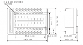 三菱Q系列中繼端子排A6TBXY36和專用電纜AC10TB使用方法【附帶接線圖紙】