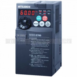 三菱變頻器FR-E720-0.1K日本原裝，電源三相220V,