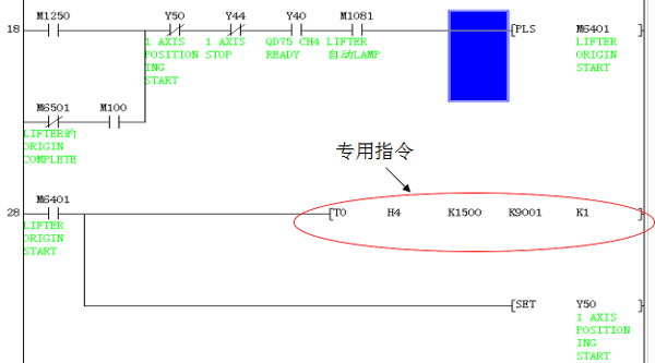 三菱PLC伺服實(shí)例程序